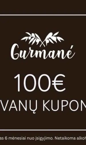 Dovanų kuponas 100 eurų