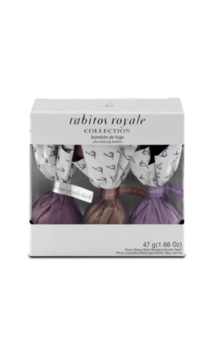 Rabitos Royale figos šokolade asorti 3 vnt dėžutėje 47 g