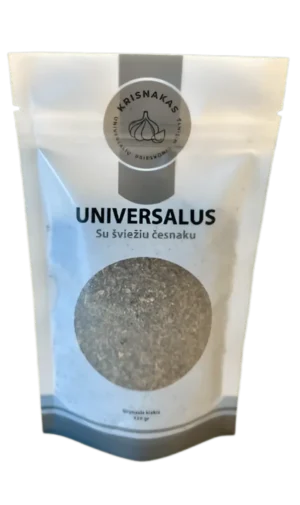 Universalus prieskonių mišinys su šviežiu česnaku