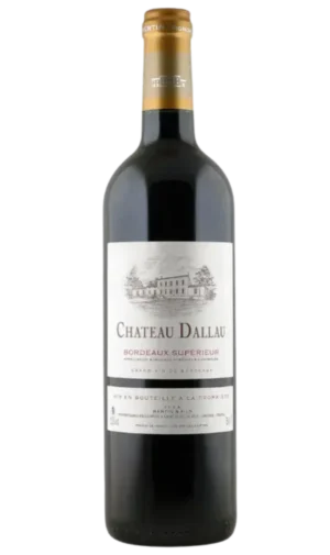 Raudonas vynas Château Dallau Bordeaux Supérieur