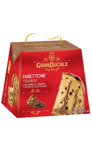 Itališkas Panettone pyragas su Tiramisu kremu ir šokoladu