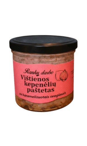 Vištienos kepenėlių paštetas su karamelizuotais svogūnais