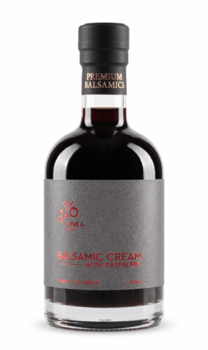 Balzaminis kremas su avietėmis