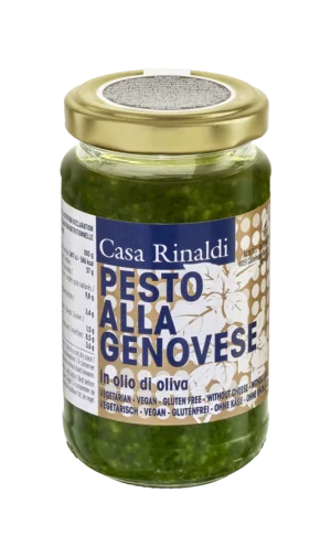Bazilikų pesto padažas su ypač tyru alyvuogių aliejumi „Casa Rinaldi“