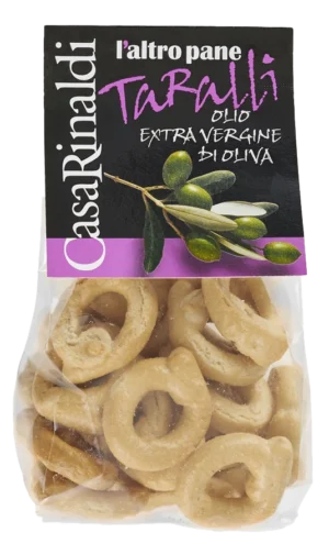 Tradiciniai traškučiai „Taralli“ su ypač tyru alyvuogių aliejumi