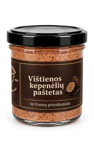 Vištienos kepenėlių paštetas su trumų prieskoniais